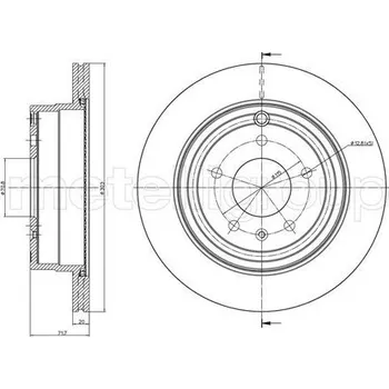 Brzdový kotouč Brzdový kotouč CIFAM (800-893C)