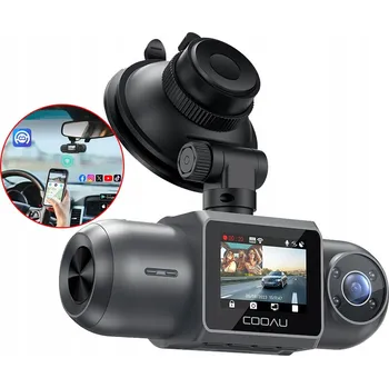 IP kamera PROFESJONALNY WIDEOREJESTRATOR 4K S GPS, ZADNÍ KAMEROU A WIFI APLIKACÍ