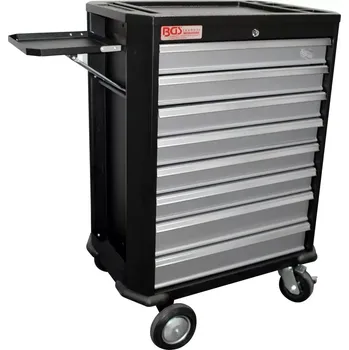 Montážní pojízdný vozík BGS104100, 8 zásuvek. Prázdný (BGS104100) (8x zásuvka, rozměry 724 × 470 × 1030 mm)