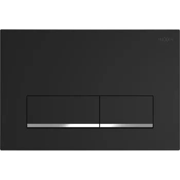 Splachovací tlačítko Mexen Fenix 12 splachovací tlačítko, černý mat - 601203 Splachovací tlačítka
