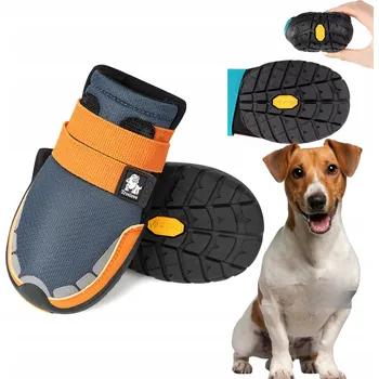 Obleček pro psa BOTY PRO PSA Truelove On Track Granát 2ks Vibram OCHRANA TLAP, velikost: XXS