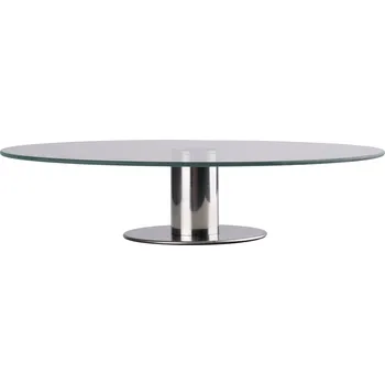 SKLENĚNÝ OTOČNÝ PODNOS NA DORT, OVOCNÝ, KULATÝ , 30 CM