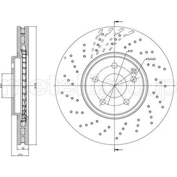 Brzdový kotouč Brzdový kotouč CIFAM (800-1103FC)