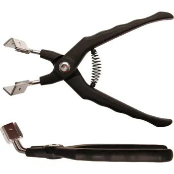 Kleště Kleště na relé - 45° zahnuté BGS108313 (BGS108313) (Kleště na relé BGS108313 mají 45° zahnuté čelisti, které usnadňují přístup k relé v těžko dostupných místech automobilu. Ergonomická rukojeť zajišťuje pevný úchop při práci.)