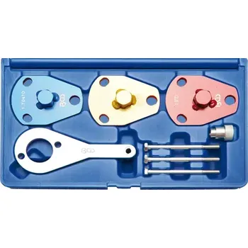 Rozvod motoru Souprava nářadí k nastavení motoru BGS108741 Pro Fiat 1.7, 1.9 Diesel (BGS108741) (Souprava nářadí BGS108741 je určena pro přesné nastavení rozvodů motorů Fiat 1.7 a 1.9 Diesel, obsahuje speciální přípravky pro blokaci a aretaci. Vhodná pro údržbu a oprav