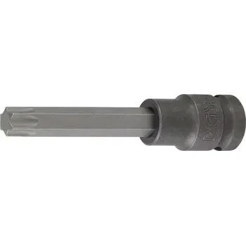 hlavice zástrčná 1/2" pro T-profil T 55 x 100 mm, tvrzená (BGS105475) (Hlavice zástrčná 1/2" T-profil T55 x 100 mm tvrzená Popis: - Chrom vanadium, matný chrom)