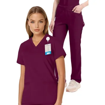 Zdravotnický oděv Dámský zdravotnický set Dickies Balance – vínová