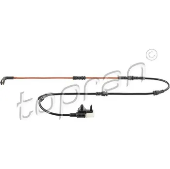 Brzdový systém Výstražný kontakt, opotřebení obložení TOPRAN 638 962