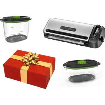 Vakuovačka Dárkový set - Vakuová balička Foodsaver FFS017X+New Fresh Container 2,3L+Marinovací nádoba 1,8l