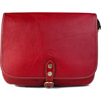 Kabelka KATANA Dámská kožená kabelka Nancy Červená