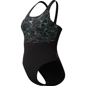 Dámské plavky Speedo Jednodílné plavky Hyperboom Speedo® černá/zelená 42