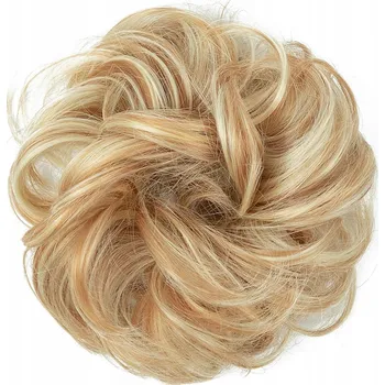 Paruka Příčesek syntetické dlouhé vlasy blond JJstar