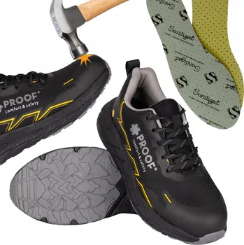 Pracovní obuv PRACOVNÍ OBUV BEZPEČNOSTNÍ POLOBOTKY SPORTOVNÍ PRODYŠNÉ BOZP S1PL ESD PROOF VEL. 38