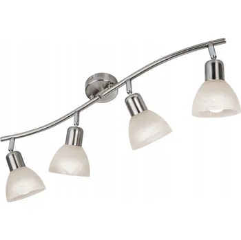 Stropní bodové svítidlo obdélníkové Reality bílé, šedé