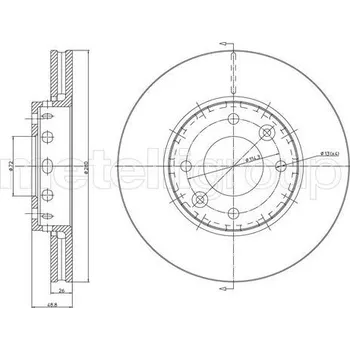 Brzdový kotouč Brzdový kotouč CIFAM (800-1355C)