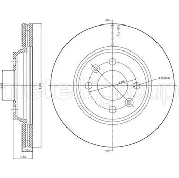 Brzdový kotouč Brzdový kotouč CIFAM (800-670)