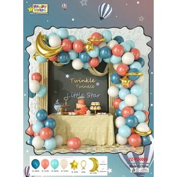 Balónek Sada 80 modrých balónků ks