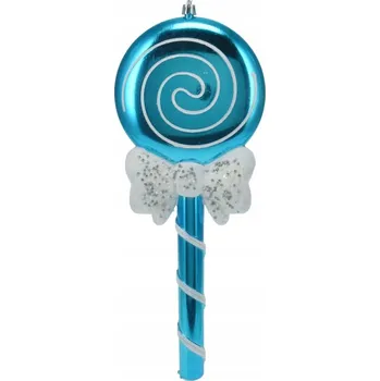 Vánoční ozdoba Vánoční ozdoba na stromeček lízátko nerozbitné 33cm 1 Ks