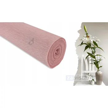 Prostěradlo Krepový papír italský 180 g krepová bibule mačkaná č. 17A3 růžová růže