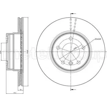 Brzdový kotouč Brzdový kotouč CIFAM (800-809C)
