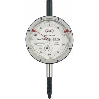 Úhloměr Hodinkový úchylkoměr, vodotěsný 0-10mm MAHR