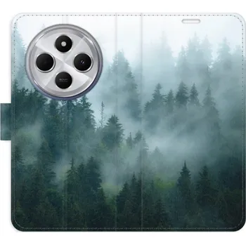 Pouzdro na mobilní telefon Flip pouzdro iSaprio na mobil Xiaomi Redmi 14C / Poco C75 - Dark Forest s kapsičkami na karty (Knížkové flipové pouzdro iSaprio pro mobil Xiaomi Redmi 14C / Poco C75 - Dark Forest - elegantní obal s kapsami, stojánkem a magnetickým zavíráním)