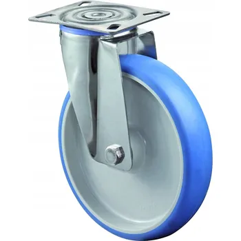 Pojezdové kolečko Nerezové pojezdové kolo - H100.B32.125 | 80x60 | kluzné