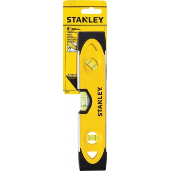 Vodováha TORPÉDOVÁ VODOVÁHA 25CM MAGNETICKÁ NÁRAZUVZDORNÁ S DRÁŽKOU STANLEY