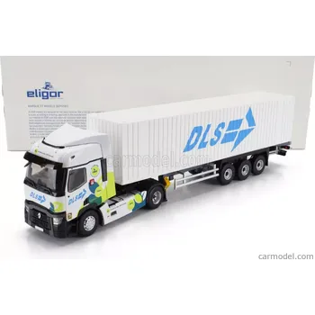 autíčko Eligor Renault T480 Truck Cassonato Dls Transports 2021 1:43 Bílá