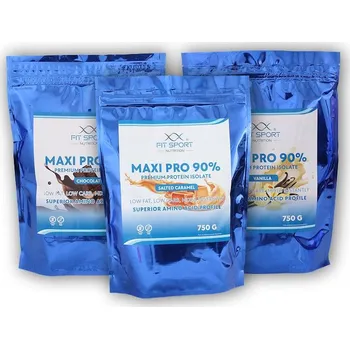Protein FitSport Nutrition 3x Maxi Pro 90% 750g Strawberry + DÁREK