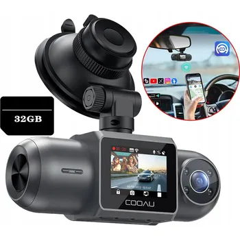 IP kamera AUTOKAMERA 4K WIFI GPS S COUVACÍ KAMEROU WDR 32GB SD KARTA A APLIKACE