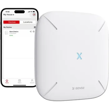 IP kamera X-Sense Základnová stanice pro chytrou domácnost Wi-Fi 2,4 GHz – monitorování a ovládání SBS50