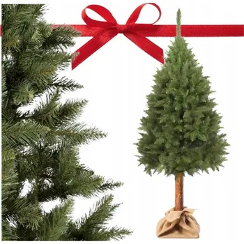 Vánoční stromek UMĚLÝ VÁNOČNÍ STROMEČEK 160 CM NA KMENU