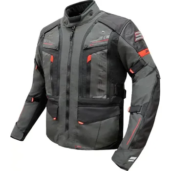 Moto bunda SPARK TRAILMASTER pánská textilní moto bunda, šedá