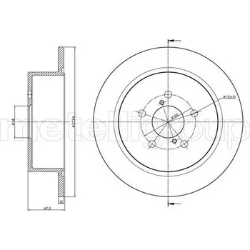 Brzdový kotouč Brzdový kotouč CIFAM (800-1397C)