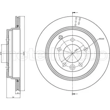 Brzdový kotouč Brzdový kotouč CIFAM (800-1019C)