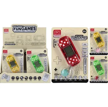 ELEKTRONICKÁ HRA TETRIS PŘENOSNÁ KONZOLE GAMEBOY PŘÍVĚSEK NA KLÍČE