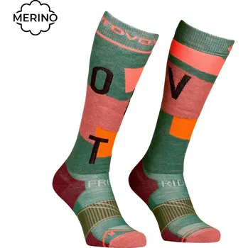 Dámské oblečení Podkolenky ORTOVOX Freeride Long Socks Cozy Women's wild herbs 2-5 (35-38) 2026 - Odesíláme do 24 hodin