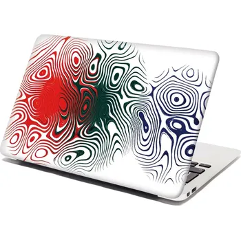 samolepka Sablio Samolepka na notebook Dvoubarevná abstrakce - 29x20 cm