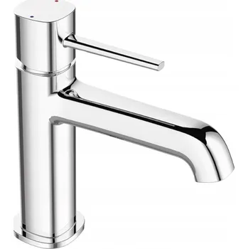 Vodovodní baterie Stojánková umyvadlová baterie Laveo Pola stříbrná