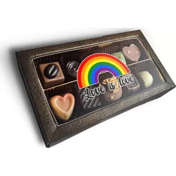 Bonboniéra Sablio Pralinky Love is love 2 - 10 ks pralinek