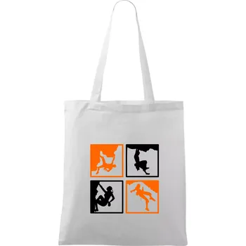Quatro climb - Taška bavlněná - 42 x 38 cm ( Bílá )