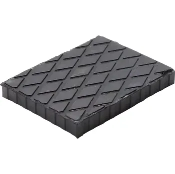 zvedák Gumová podložka pro zvedací plošiny 160 x 120 x 20 mm (BGS106481) (Gumová podložka pro zvedací plošiny s rozměry 160 x 120 x 20 mm chrání povrch vozidla před poškozením a zajišťuje stabilní kontakt při zvedání. Vhodná pro běžné typy plošin.)