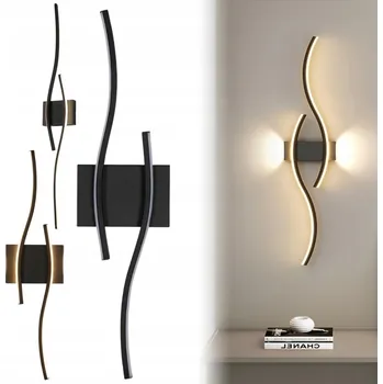 Nástěnné svítidlo Nástěnné svítidlo Bedee černé, integrovaný LED zdroj 18 W