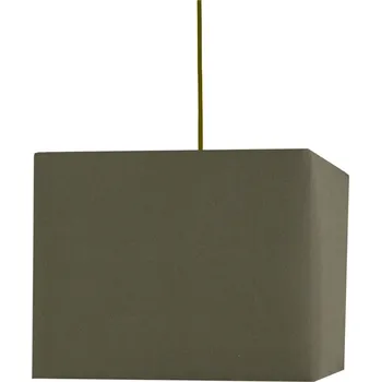 Závěsné svítidlo Basic 30 hnědé do obýváku textilní čtvercové moderní CANDELLUX