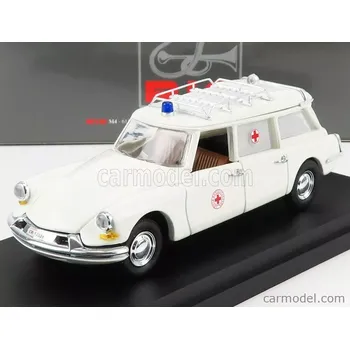 autíčko Rio-models Citroen Id19 Break C.r.i. Croce Rossa Italiana 1958 - Ambulance 1:43 Bílá