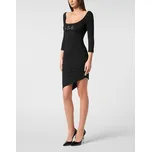 PHILIPP PLEIN Večerní šaty 26457 Černá Fitted Fit L