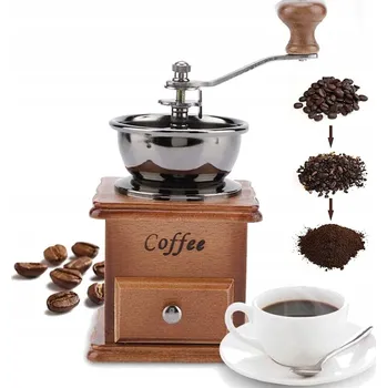 Kuchyňský mlýnek Ruční mlýnek Kamille dřevěný béžový