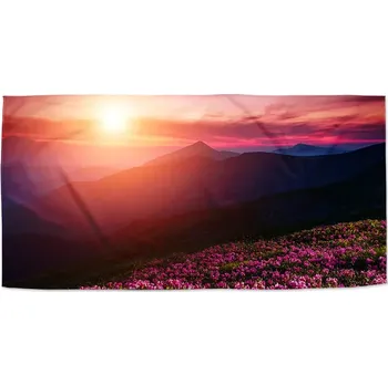 Osuška Sablio Ručník Rozkvetlá příroda - 50x100 cm