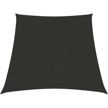 Stínicí technika vidaXL Stínicí plachta oxfordská látka lichoběžník 2/4x3 m antracitová